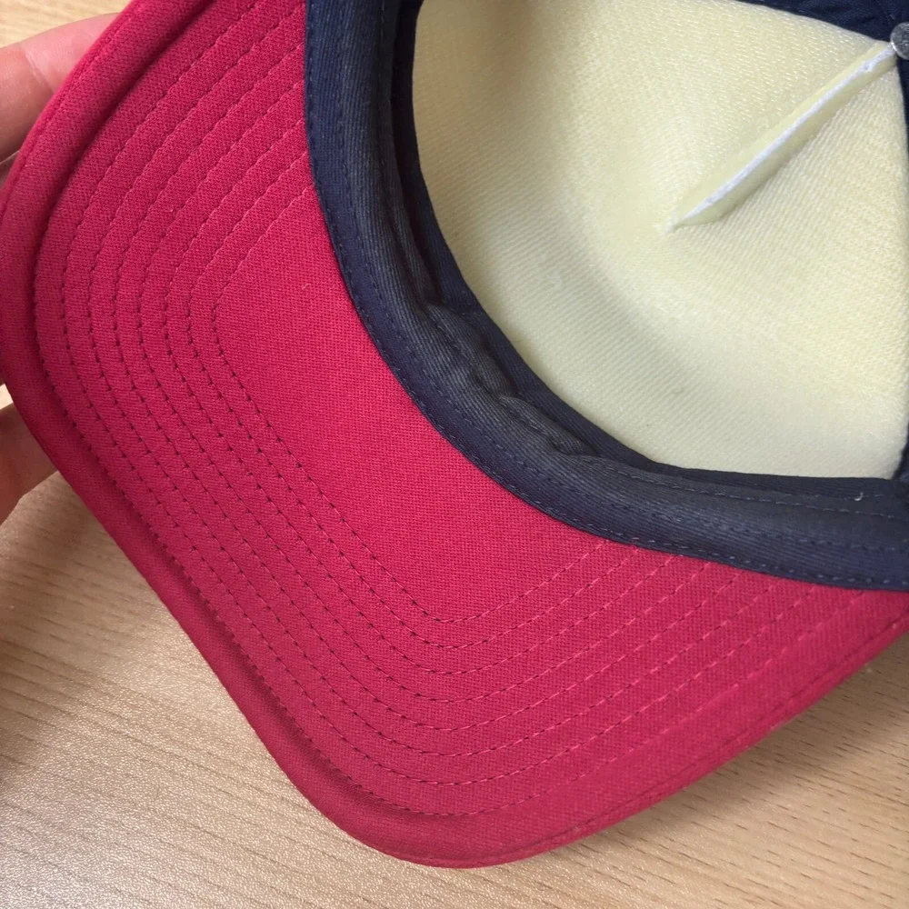 BillaBong Hat Cap Snap Back Blue Red Trucker‎ Surf Surfing Adjustable